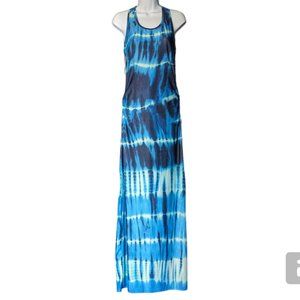 Yili Ya Maxi Dress Tank Top Sleeveless Long Racerback Tie Dye  Size Medium